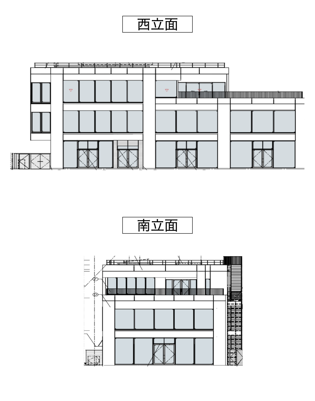 デイトンビル立面図